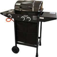 BARBECUE A GAS CON PIETRA LAVICA + FORNELLO