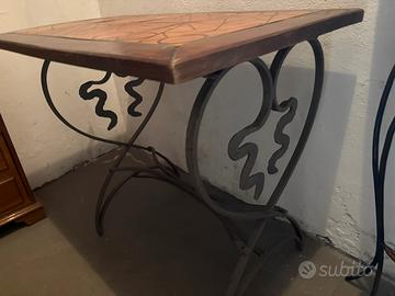 Tavolo in ferro battuto