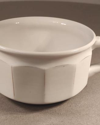 Antico vaso da notte in ceramica , da collezione 