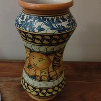 Pregiato Vaso albarello ceramica Navarra Sciacca 