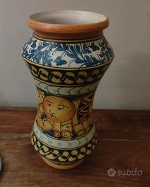 Pregiato Vaso albarello ceramica Navarra Sciacca 