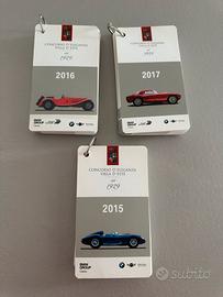 Concorso d’Eleganza Villa d’Este – 3 set completi