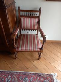 Coppia di poltrone d epoca