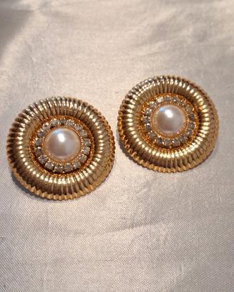 orecchini vintage con clip