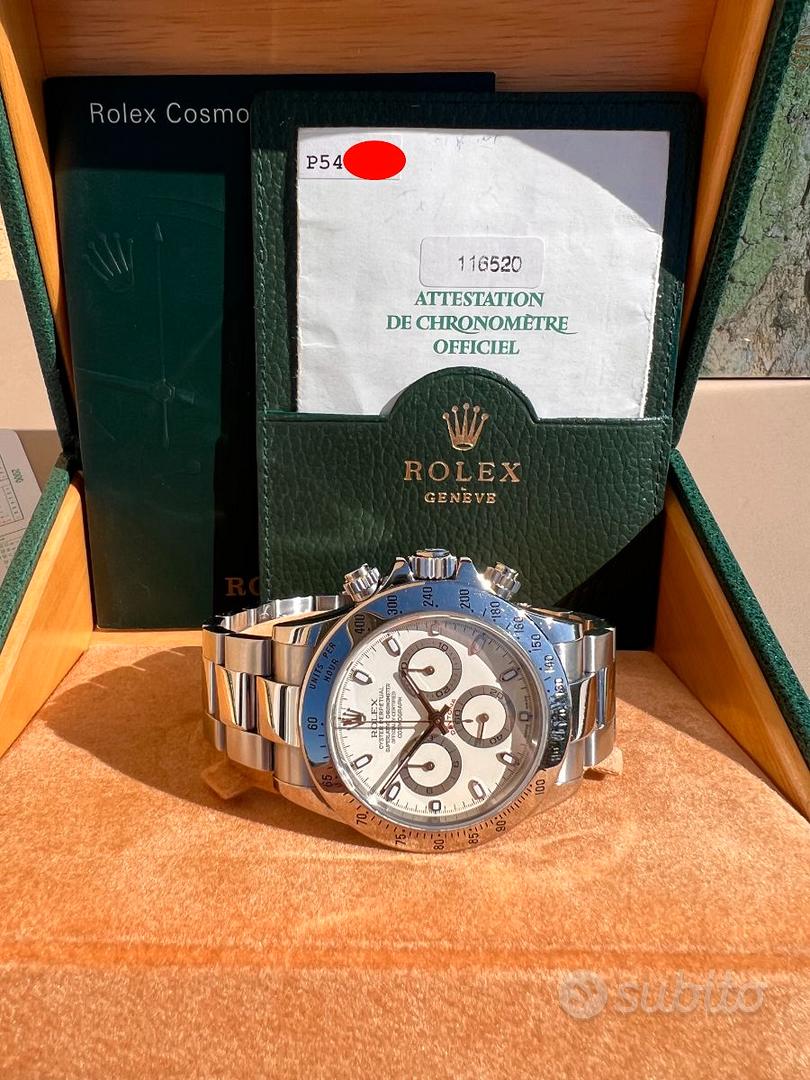 Rolex daytona 116520 in on sale vendita