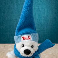 Peluche Orsetto Trudi con cappello e sciarpa