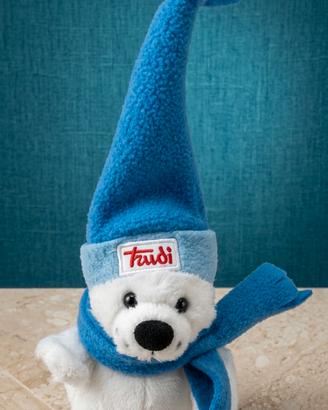 Peluche Orsetto Trudi con cappello e sciarpa