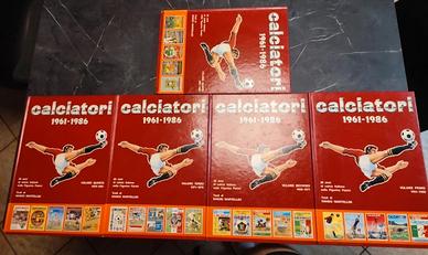 Calciatori Panini 1961-1986 - Collezione 5 Volumi