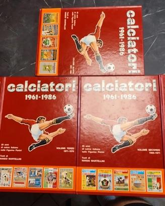  Calciatori Panini 1961-1986 - Collezione 5 Volumi