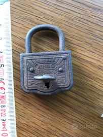 Lucchetto Vintage ABUS No. 219/50 con chiave orig.