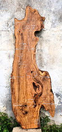 Asse di ulivo Salentino lett. "J"