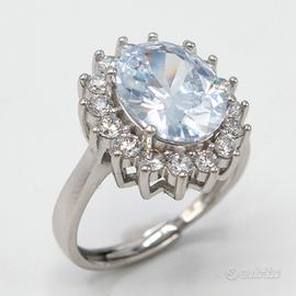 Anello Chimera in argento 925 con cristalli M.9