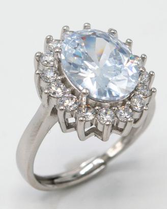 Anello Chimera in argento 925 con cristalli M.9