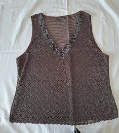 canotta elegante donna curvy Fiorella Rubino