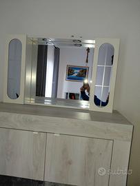 mobiletto sopra il lavandino 