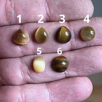 Cabochon in occhio di tigre naturale