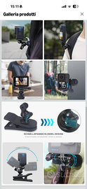 Clip zaino per Action cam
