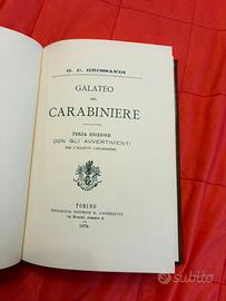 Galateo del Carabiniere, ed. 1879, ristampato 2014