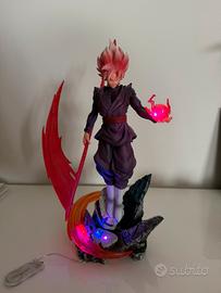 Action Figure Goku Black Super Saiyan Rosé LED