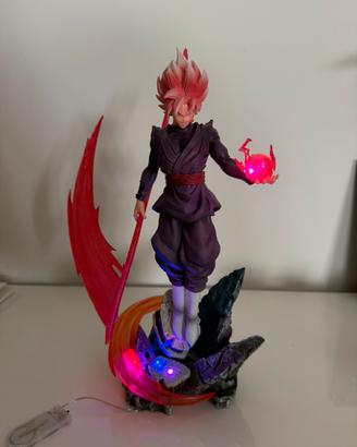 Action Figure Goku Black Super Saiyan Rosé LED