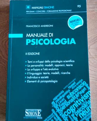 Manuale Psicologia F. Andreoni Ed. Simone
