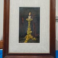 PITTURA OLIO SU TELA-FELLETTI-1971-DONNA CHE PIANG