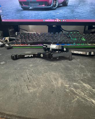 Leve MT-07 REGOLABILI NUOVE  Freno + Frizione.