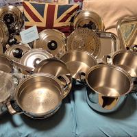 Batteria da cucina acciaio inox 24pz