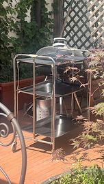 Carrello da cucina pieghevole