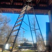 Scala doppia in alluminio