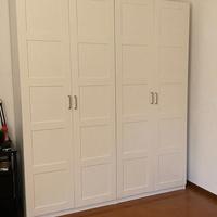 Armadio IKEA bianco 200x236 con 6 mensole