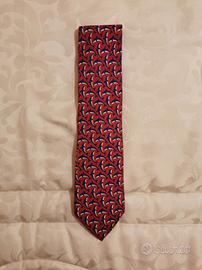 Gucci Cravatta originale 100% seta 