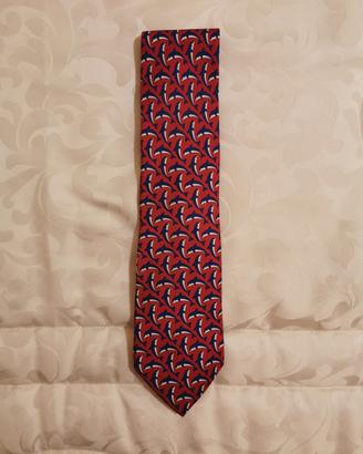 Gucci Cravatta originale 100% seta 