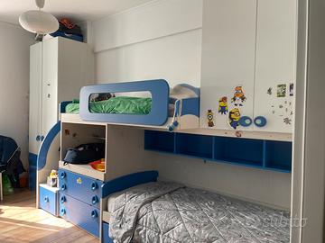 Cameretta completa con scrivania 3 materassi