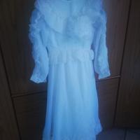 Vestito elegantissimo per comunione in organza