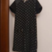vestito lana e pelle
