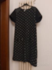 vestito lana e pelle