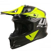 Casco Cross UFO Intrepid ECE 22-06 -Nero Giallo -
