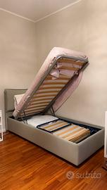 Letto una piazza con contenitore 200 x 98