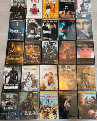 Lotto di 25 DVD Troy Codice da Vinci