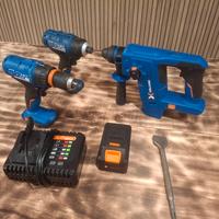 Trapano avvitatore martelletto a batteria