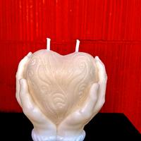 Candela di Cera di Soia "Cuore Prezioso" handmade