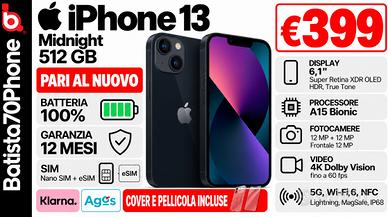 Apple iPhone 13 Midnight 512 GB
