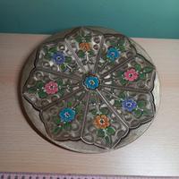 Piatto Vintage in Rame – Arredo Etnico/Boho