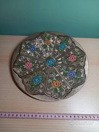 Piatto Vintage in Rame – Arredo Etnico/Boho