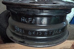 4 cerchi e copricerchi alfa 147 e fiat 500 L