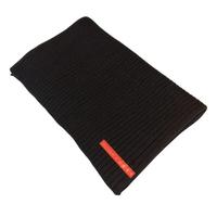 sciarpa nera Prada lana 150 cm