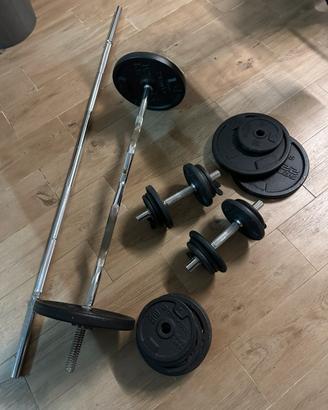 Set pesi per palestra