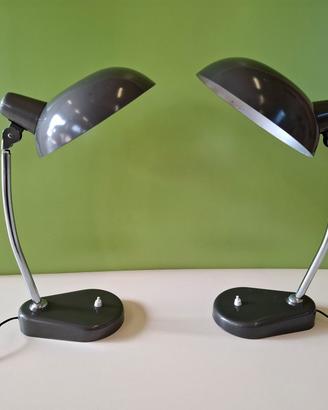 Coppia Lampade da Tavolo Seminara Torino Grigie