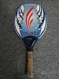 Beach tennis racchetta blab White star
